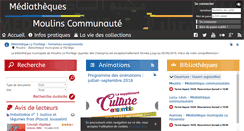 Desktop Screenshot of mediatheques.agglo-moulins.fr